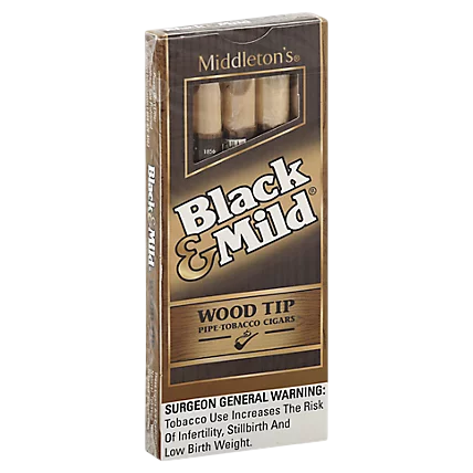 Black & Mild Original Wood Tip 5pk