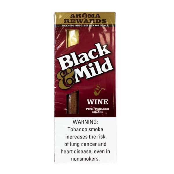 Black & Mild Plastic Tip Wine 5pk