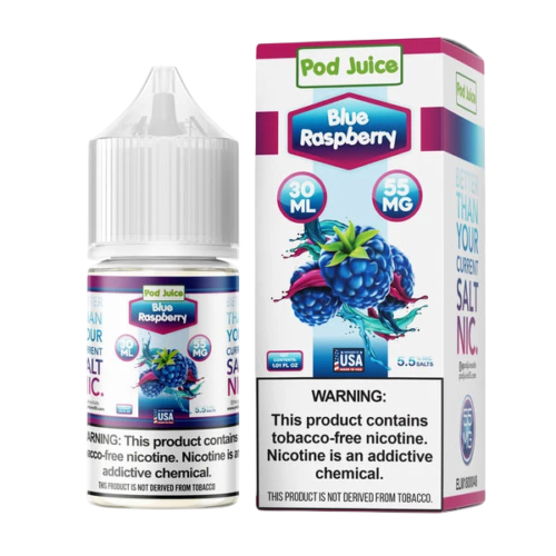 Pod Juice Salt Blue Raspberry
