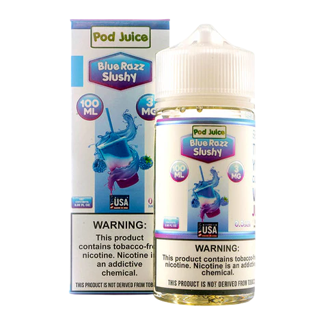 Pod Juice Blue Razz Slushy
