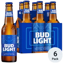 Bud Light 12oz 6pk Btl