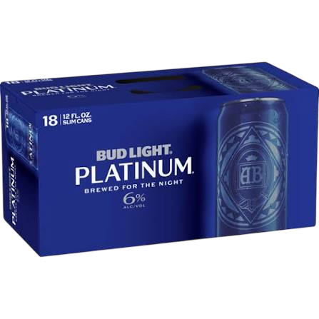 Bud Light Platinum 18pk Can