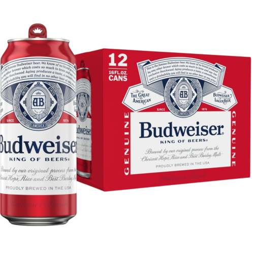 Budweiser 12pk 16oz Cans