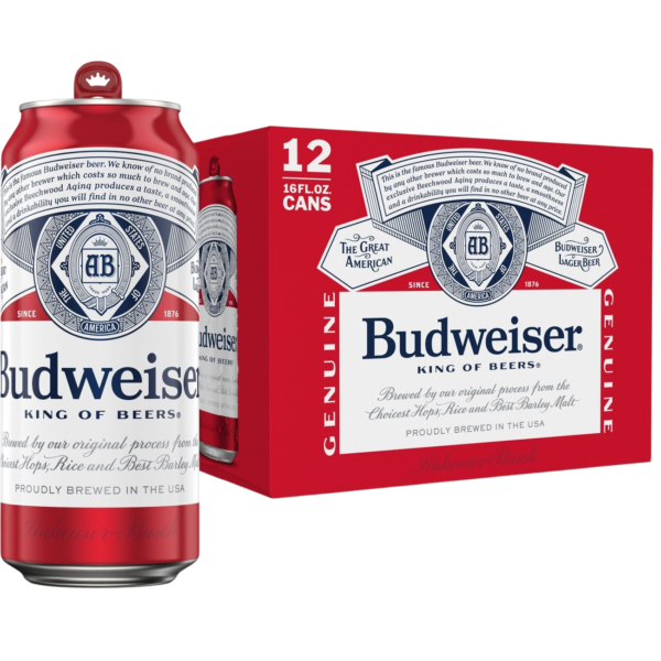 Budweiser 12pk 16oz Cans