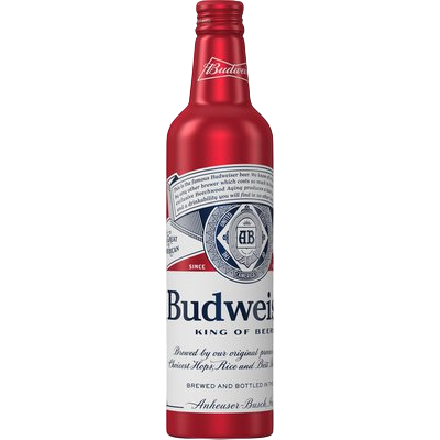 Budweiser 16oz Aluminum Btl