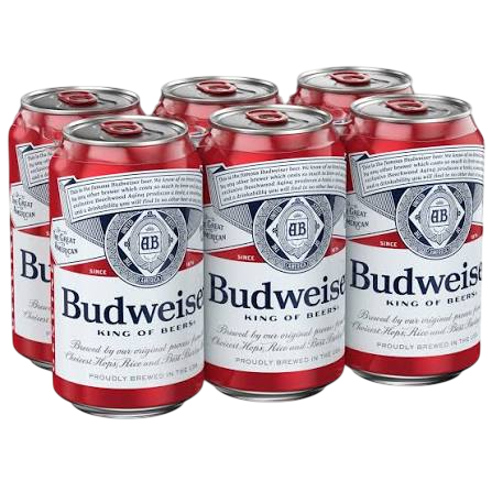 Budweiser 6pk Can