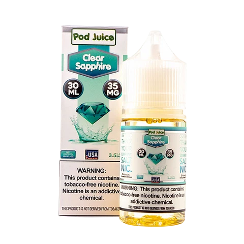 Pod Juice Salt Clear Saphire