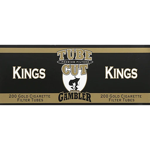 Gambler Tubecut Tubes Gold King Size