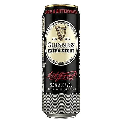 Guinness Extra Stout 19.2oz Can