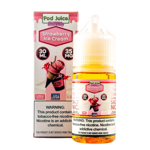 Pod Juice Salt Strawberry Ice Cream