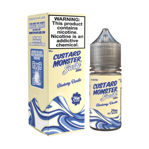 Custard Monster Swirl Blueberry Vanilla