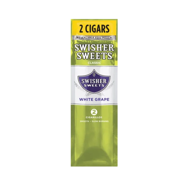 Swisher Sweet White Grape 2pk