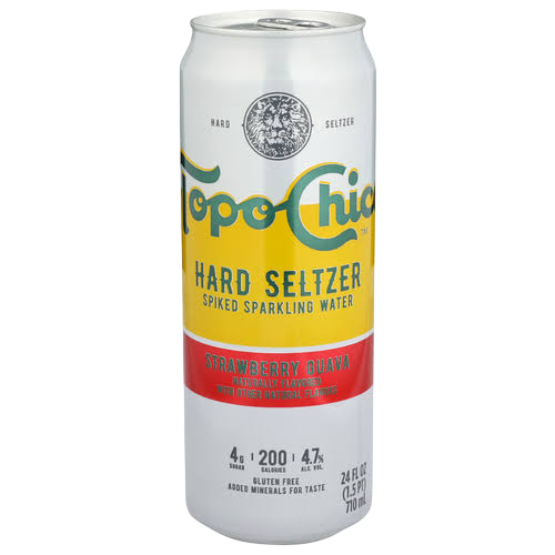 Topo-Chico Hard Seltzer Strawberry Guava 23.5oz Can