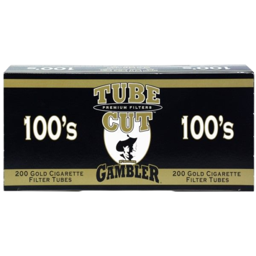 Gambler Tubecut Tubes Gold 100's