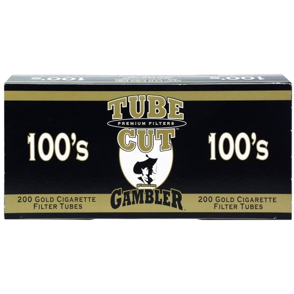 Gambler Tubecut Tubes Gold 100's