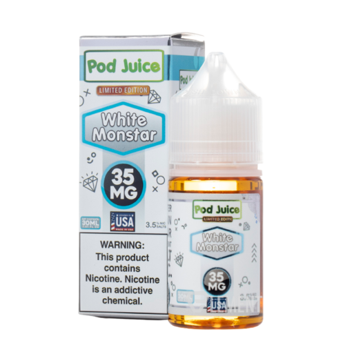 Pod Juice Salt White Monstar