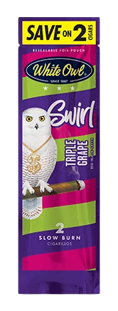 White Owl Swirl Triple Grape 2pk