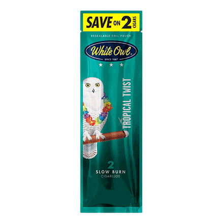 White Owl Tropical Twist 2pk
